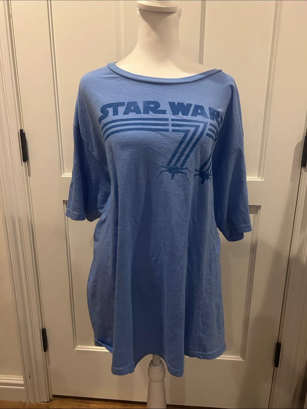 Star Wars Light Blue 77 Tee